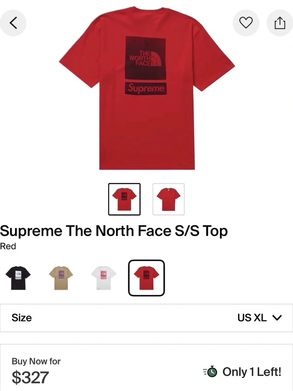 The North Face supreme graphic